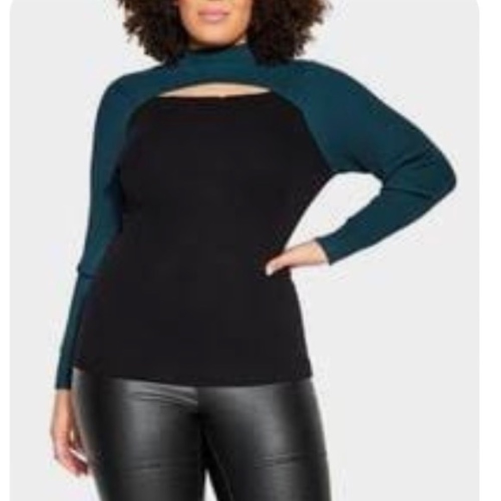 CITY CHIC Trendy Plus Size Kinsley Jumper Sweater size XL/22